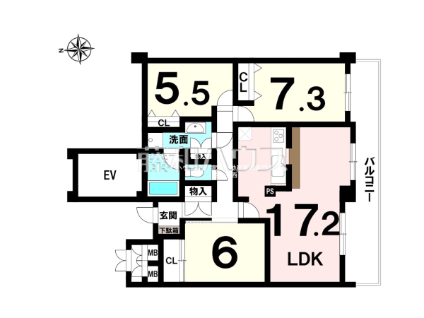 間取図　【小幡パーク‧ホームズ】