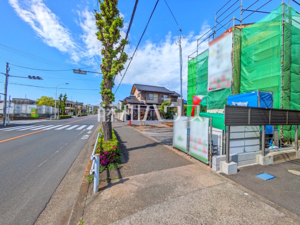 接道状況および現場風景　【東大和市南街３丁目】