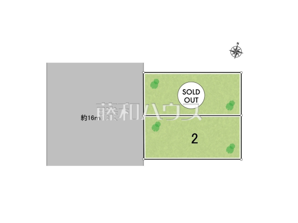 全体区画図　【東大和市南街３丁目】