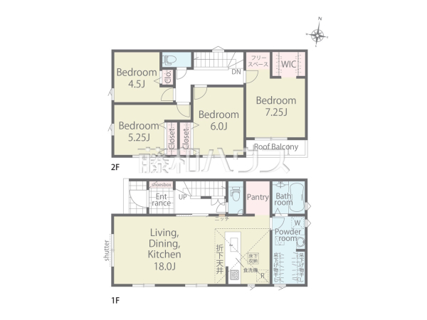 間取図　【東大和市南街３丁目】