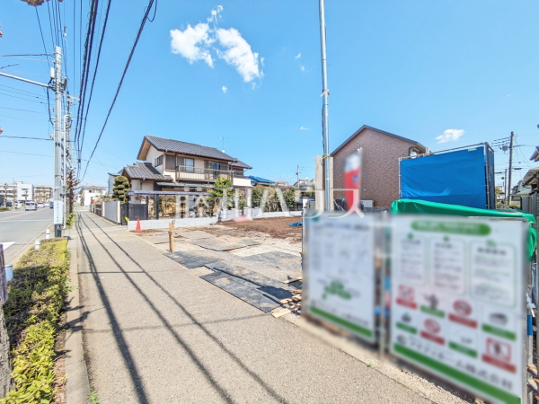 接道状況および現場風景　【東大和市南街３丁目】