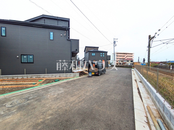 接道状況および現場風景　【昭島市宮沢町２丁目】