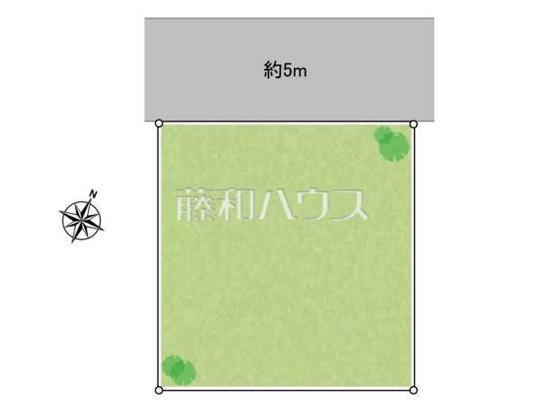 全体区画図　【八王子市めじろ台４丁目】