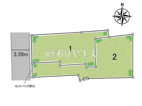 全体区画図　【板橋区徳丸６丁目】
