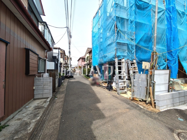 接道状況および現場風景　【板橋区徳丸６丁目】