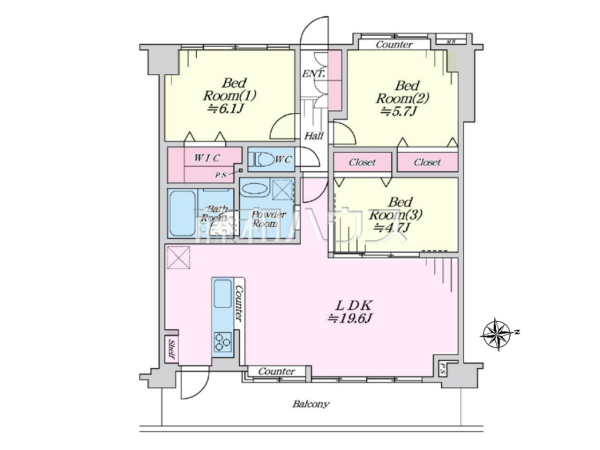 間取図 【レクシオ大和田】 間取図 【レクシオ大和田】