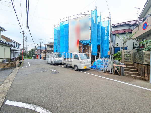 接道状況および現場風景 【八王子市大和田町7丁目】 接道状況および現場風景 【八王子市大和田町7丁目】