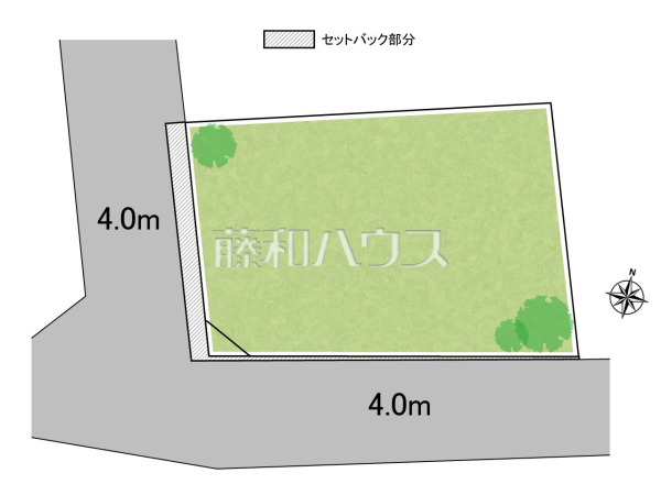 全体区画図　【中野区大和町４丁目】