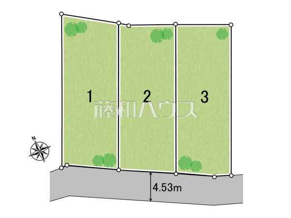 全体区画図　【杉並区久我山５丁目】