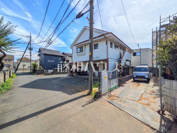 接道状況および現場風景　【立川市幸町３丁目】