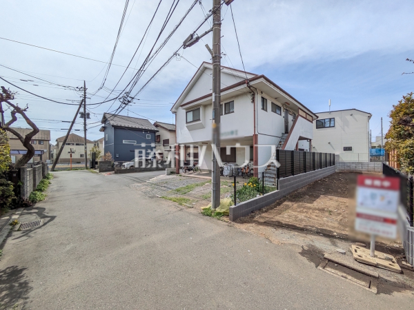 接道状況および現場風景　【立川市幸町３丁目】