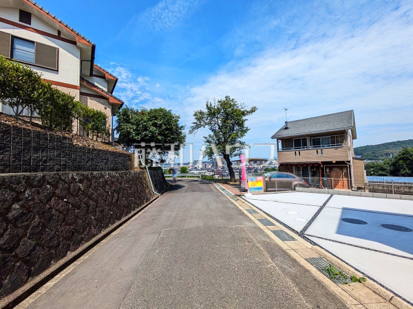 接道状況および現場風景　【名古屋市守山区大字上志段味字東谷】