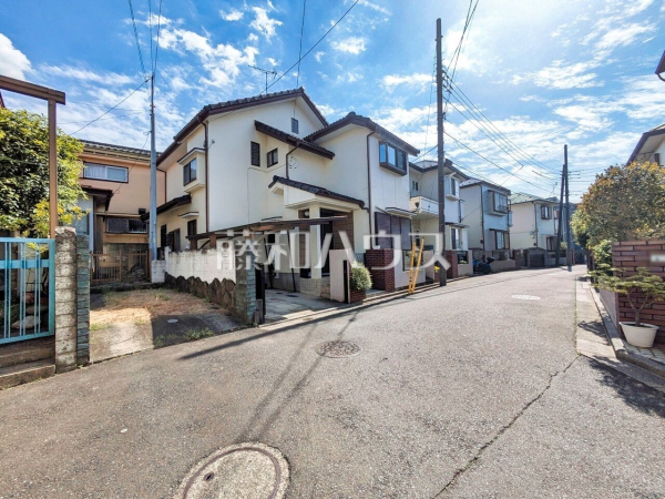 接道状況および現場風景(現況：古屋有)　【新座市片山３丁目】