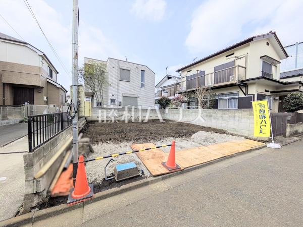 ≪現地外観≫建物のプレゼンをさせていただきますので、実際の完成イメージを思い描いていただくことができます。お気軽にお問合せ下さい。【府中市西府町４丁目】