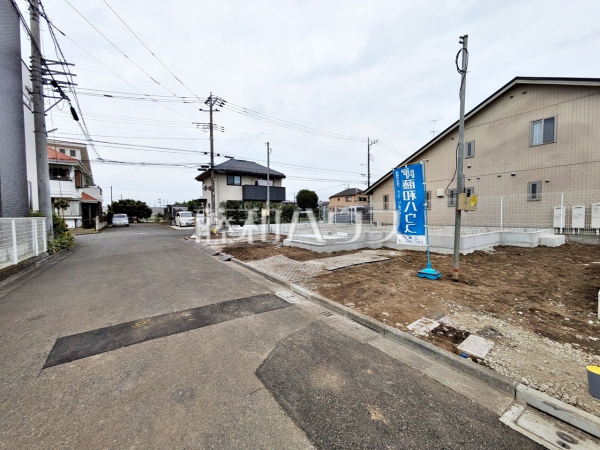 接道状況および現場風景　【三鷹市北野４丁目】