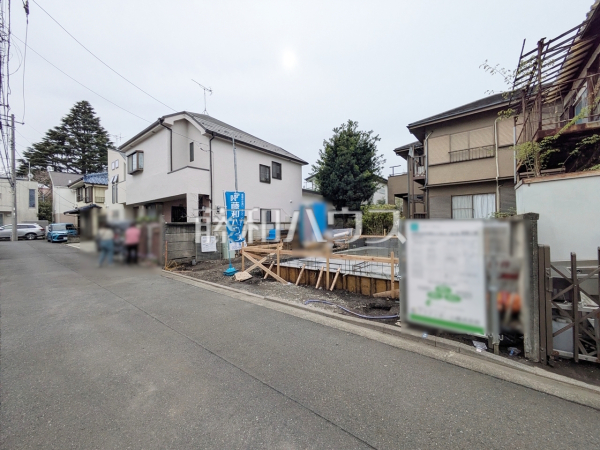 接道状況および現場風景　【武蔵野市吉祥寺南町３丁目】