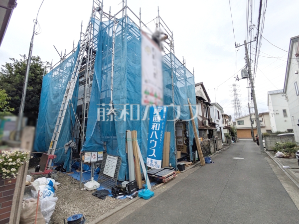 接道状況および現場風景　【武蔵野市吉祥寺南町３丁目】