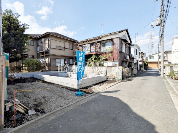 接道状況および現場風景　【武蔵野市吉祥寺南町３丁目】