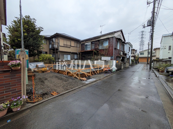 接道状況および現場風景　【武蔵野市吉祥寺南町３丁目】