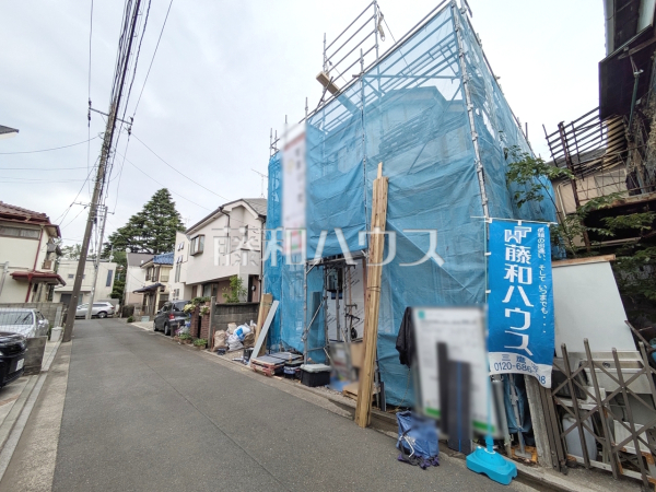 接道状況および現場風景　【武蔵野市吉祥寺南町３丁目】