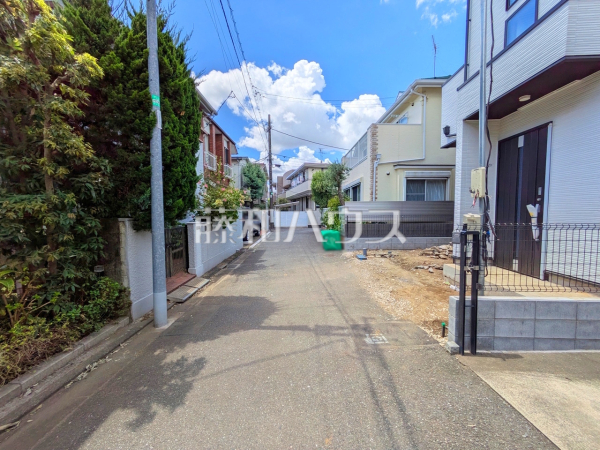 接道状況および現場風景　【杉並区清水３丁目】