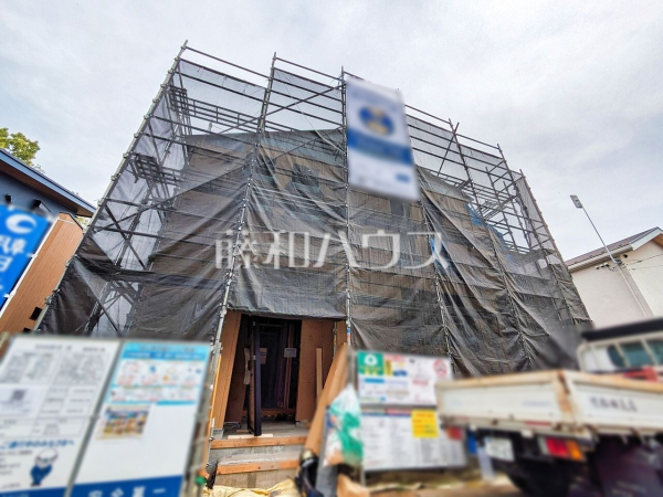 1号棟　外観　【所沢市大字北秋津】 お探しの物件に出会うためには、早めのご確認をオススメします。未完成の今のうちにぜひお問合せをお待ちしております。 