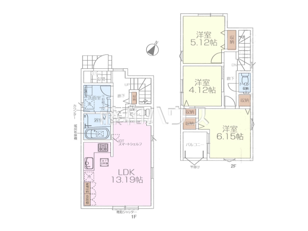 間取図　【東大和市南街５丁目】