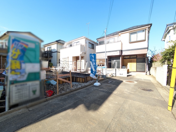 接道状況および現場風景　【朝霞市宮戸４丁目】