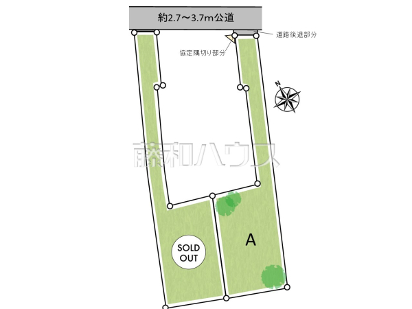 全体区画図　【杉並区久我山２丁目】