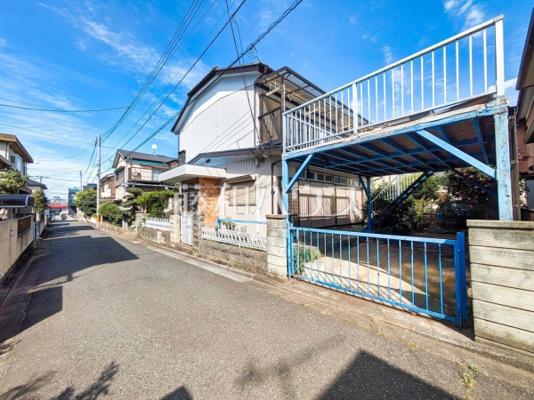 接道状況および現場風景　【新座市野火止１丁目】