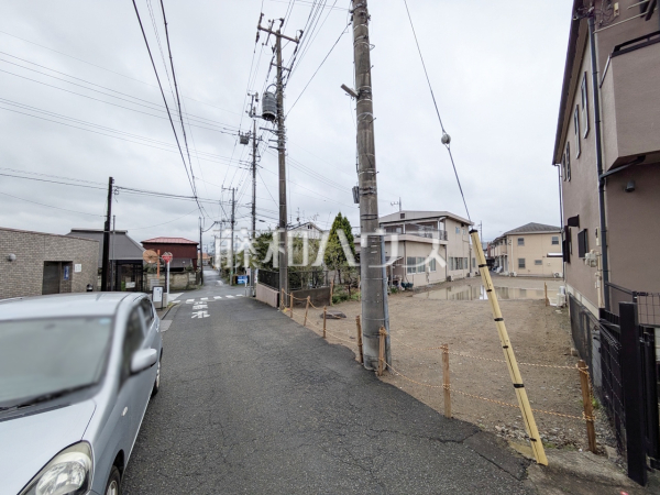 接道状況および現場風景　【稲城市押立】