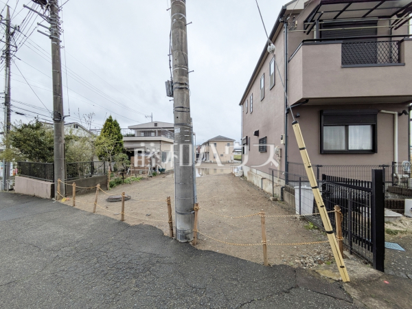 接道状況および現場風景　【稲城市押立】