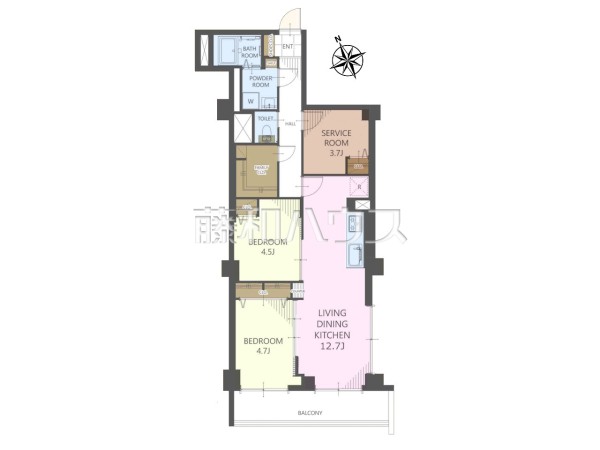 間取図　【豊玉マンション】