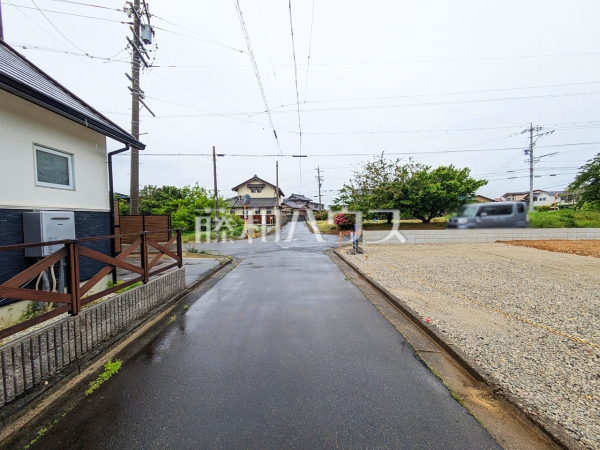接道状況および現場風景　【春日井市東野町６丁目】