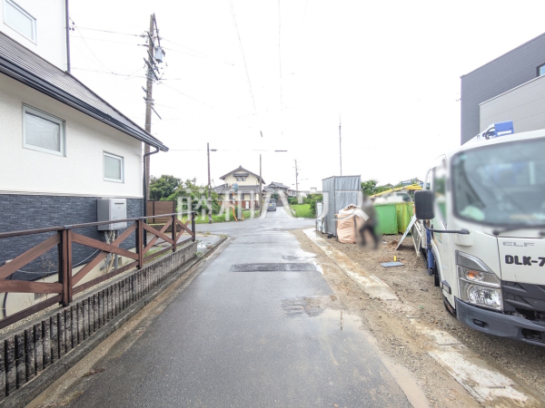 接道状況および現場風景　【春日井市東野町６丁目】