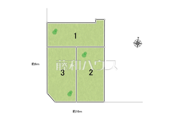全体区画図　【春日井市前並町２丁目】