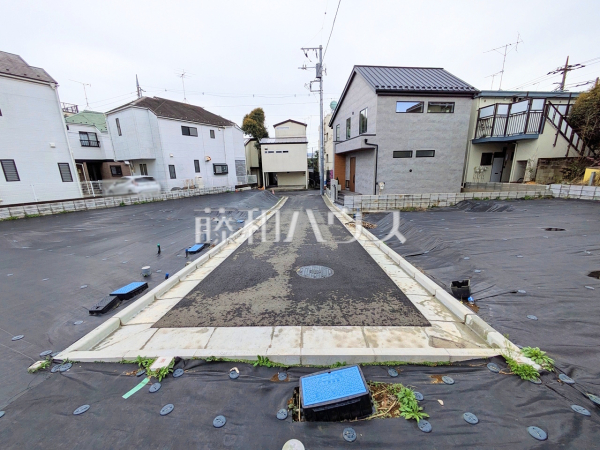 接道状況および現場風景　【中野区沼袋４丁目】
