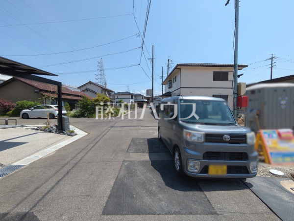 接道状況および現場風景　【春日井市気噴町４丁目】
