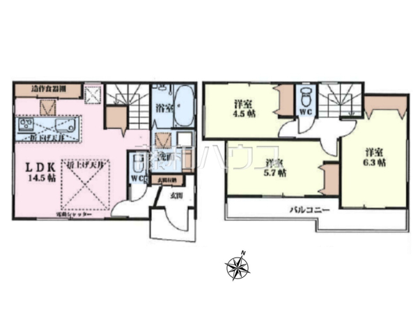 間取図　【朝霞市根岸台４丁目】