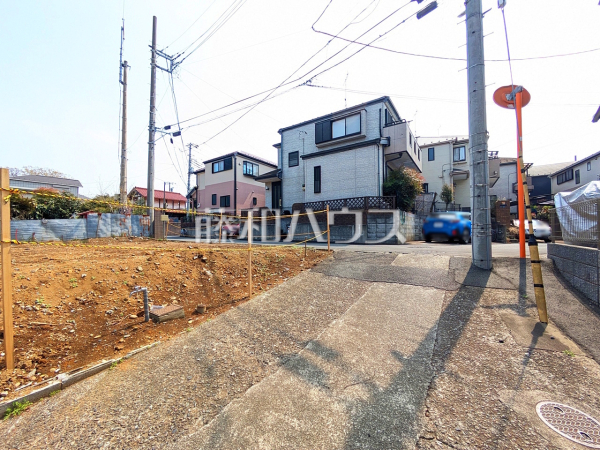 接道状況および現場風景　【朝霞市根岸台４丁目】