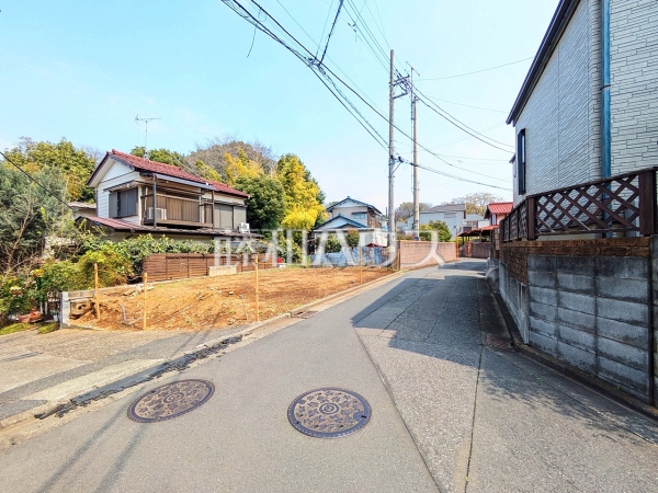 接道状況および現場風景　【朝霞市根岸台４丁目】