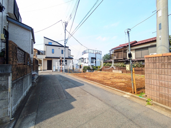 接道状況および現場風景　【朝霞市根岸台４丁目】
