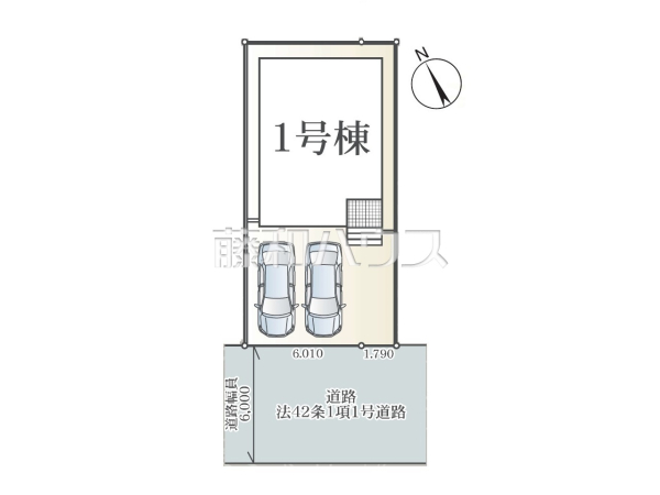 全体区画図　【春日井市東野町３丁目】