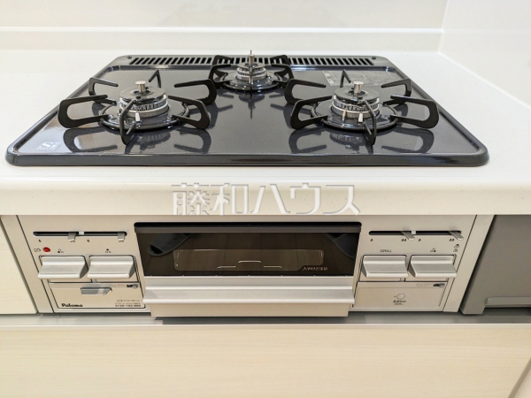 2号棟　キッチンコンロ　【宜野湾市上原２丁目】