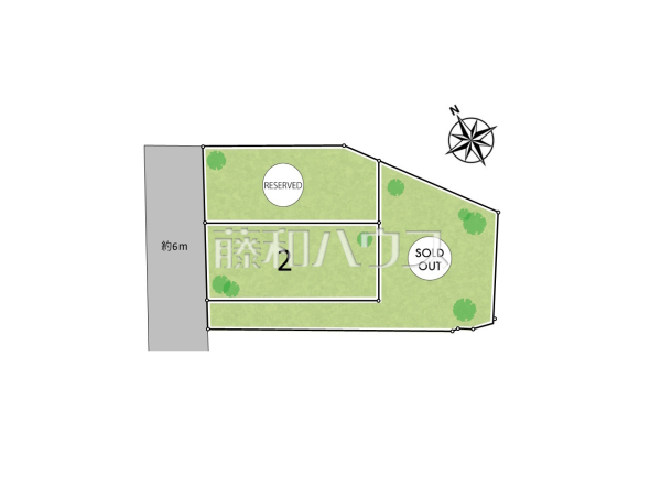 全体区画図　【宜野湾市字上原】　物件の事、諸費用の事など、小さな疑問も担当までお気軽にご連絡・ご相談下さい。 