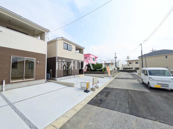 接道状況および現場風景　【宜野湾市上原２丁目】