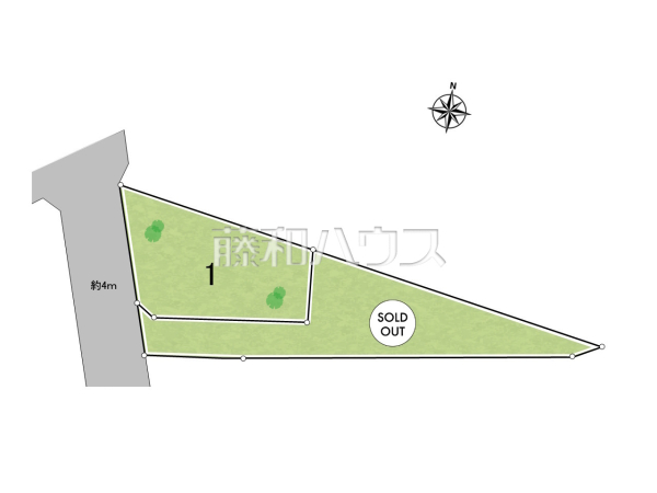 全体区画図　【新座市栗原４丁目】