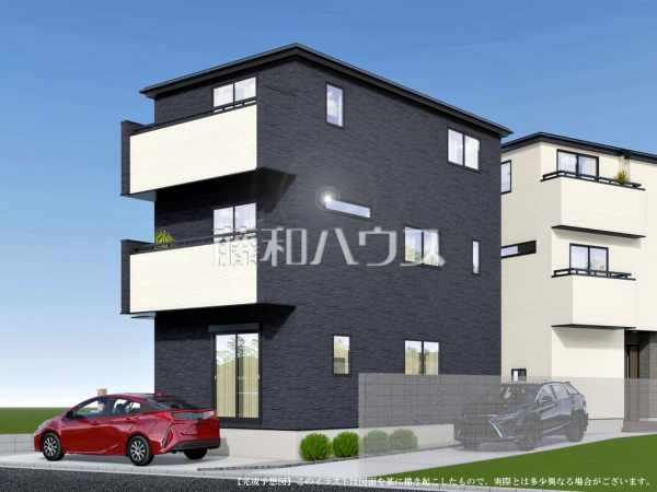 完成予想図（外観）　【新座市栗原４丁目】