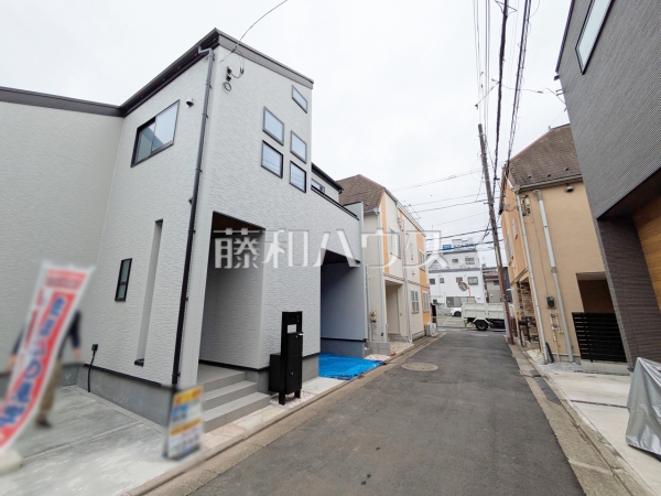 接道状況および現場風景　【練馬区谷原１丁目】