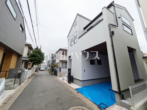 接道状況および現場風景　【練馬区谷原１丁目】
